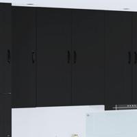 Keukenkast Kalmar Zwart 80 x 31 x 100 cm Bewerkt hout - thumbnail