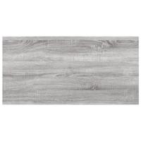 Wandschappen 4 st 60x20x1,5 cm bewerkt hout grijs sonoma eiken - thumbnail