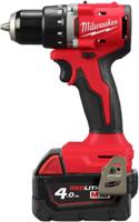 Milwaukee M18 BLDDRC-402C Compacte Accu Schroefboormachine 18V 4.0Ah in koffer - 4933492834 - thumbnail