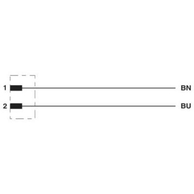 Phoenix Contact 1410752 Sensor/actuator connector, geassembleerd Aantal polen (sensoren): 2 1.50 m 1 stuk(s)