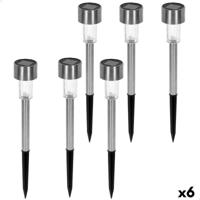 Set tuinverlichting op zonne-energie Aktive 6 Onderdelen Plastic 5,5 x 36 x 5,5 cm (6 Stuks) - thumbnail