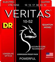 DR Strings VTE-10/52 Veritas Medium to Heavy 10-52 elektrische gitaarsnaren - thumbnail