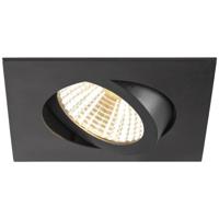 SLV Vierkante led spotNew Tria Uni zwart - CCT - 600lm - 38g - 1007438 - thumbnail