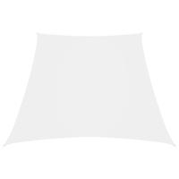 VidaXL Zonnezeil trapezium 3/5x4 m oxford stof wit - thumbnail