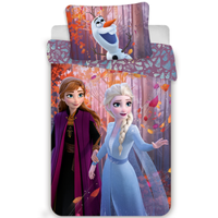 Disney Frozen Dekbedovertrek sisters- 140 x 200 cm - Katoen - 70 x 90 cm - thumbnail
