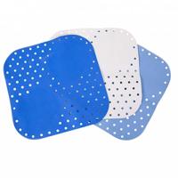 Anti-Slip Douchemat Wit 54 x 54 cm | Atlantis | Met zuignappen | Wit | PR45126-W - thumbnail