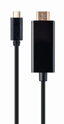 Gembird USB-C naar HDMI adapter, zwart Gembird USB-C naar HDMI adapter, zwart