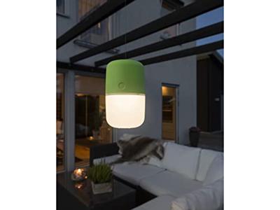Konstsmide 7805-602 Assisi Tafellamp op zonne-energie 1 W Warmwit Groen
