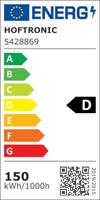 Luxor LED Breedstraler - 150 watt 24.000 Lumen (160lm/W) - Anti-verblinding - IK06 - 6400K daglicht wit - IP65 waterdicht - LED Schijnwerper - thumbnail