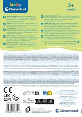 Clementoni baby rammelaar donut