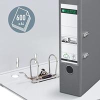 Leitz 180° ordner, A4, uit PP, rug van 8 cm, grijs - thumbnail