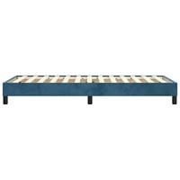 Boxspringframe fluweel donkerblauw 100x200 cm - thumbnail