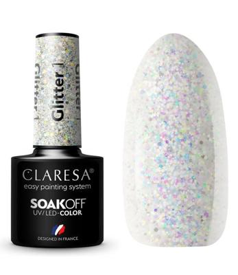 Claresa uv/led gellak 5ml glitter 1