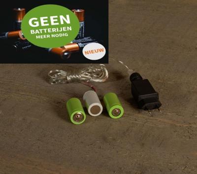 3x C-batterijvervanger, geen C batterijen meer nodig! 3xC trafo 4.5v met 4 meter aanloopsnoer Anna's collection - Annas collection