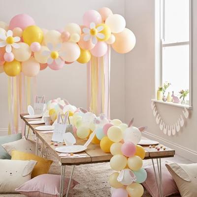 Ginger Ray slinger bunny wit/roze 2 m | 20 stuks