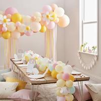 Raamstickers Paashaas Bloemen - thumbnail