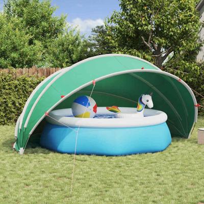 Pooldome Groen 500 x 500 x 236 cm 185T polyester met PU-coating