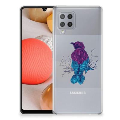 Samsung Galaxy A42 Telefoonhoesje met Naam Merel Samsung Galaxy A42 Telefoonhoesje met Naam Merel