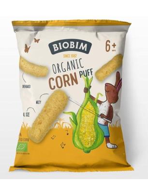 Biobim Corn puff 6+ maanden bio 15 Gram Biobim Corn puff 6+ maanden bio 15 Gram