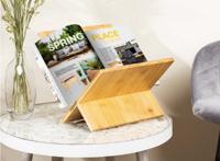 HI Boekenstandaard Bamboe - Boekensteun - 31x27x25 cm - thumbnail