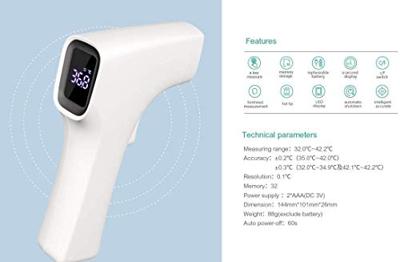 Thermometer infrarood 1 Stuks Thermometer infrarood 1 Stuks