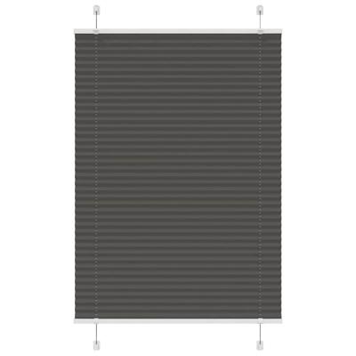 Pliss rolgordijn 90x100 cm stofbreedte 89,4 cm polyester zwart