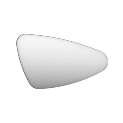 Spiegel Organisch INK SP23 100x60 cm Met Verlichting en Spiegelverwarming Rechts Geborsteld RVS Ink