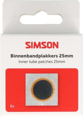 Bandenpleisters Simson rond 25mm - 8 stuks