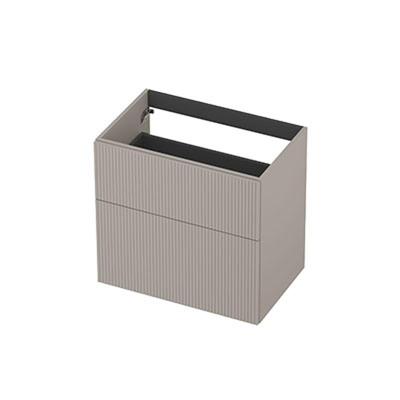 INK - Onderkast 2L A-sym Gelakt Gefr. Front - 700x450x650 Mm - Kasjmier Grijs