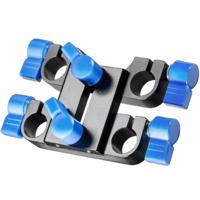 Walimex 19441 Pro 15mm Dubbele Klemblok voor Videorig - thumbnail