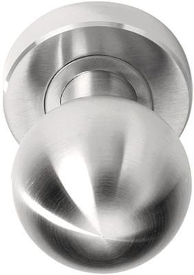 Formani Basics LB55V voordeurknop vast op rozet - mat RVS