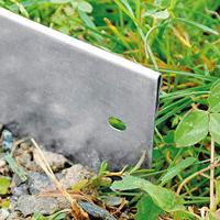 Graskant metaal 118 x 13 cm - thumbnail