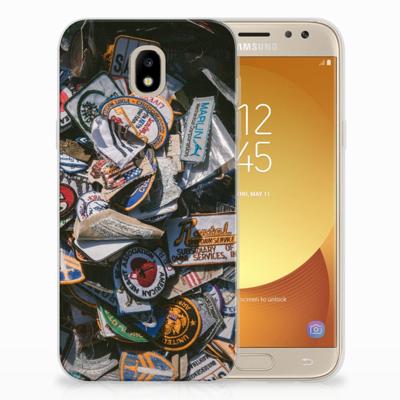 Samsung Galaxy J5 2017 Siliconen Hoesje met foto Badges Samsung Galaxy J5 2017 Siliconen Hoesje met foto Badges