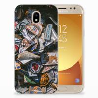 Samsung Galaxy J5 2017 Siliconen Hoesje met foto Badges - thumbnail