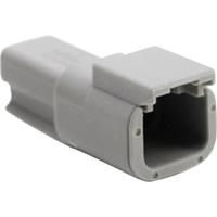 Amphenol ATM04 2P Ronde connector Stekker, recht Totaal aantal polen: 2 Serie (ronde connectoren): ATM 1 stuk(s) - thumbnail
