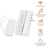 Draadloze deurbel met drukknopzender,ACDB-7000BC - thumbnail