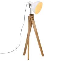 VidaXL Vloerlamp 25 w e27 45x45x120 cm wit - thumbnail