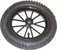 Aanhangwagen-wiel m/band 12" gespaakt 502975 mini boy - thumbnail