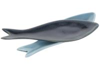 Set voor voorgerechtjes Home ESPRIT Blauw Groen Marineblauw Bamboe Porselein Mediterrane Vissen 36 x 18 x 1,3 cm 5 Onderdelen - thumbnail