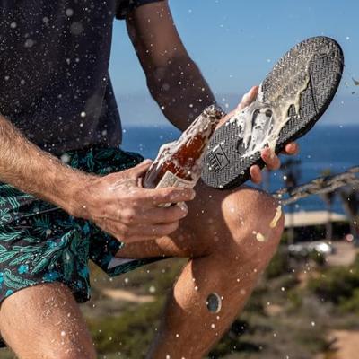 Reef Slippers Fanning CI8102 Zwart / Bruin-46 maat 46