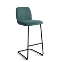 Jesper Home Barkruk 'Ikata' Arch Black, kleur Merry Mermaid (zithoogte 75cm) - thumbnail