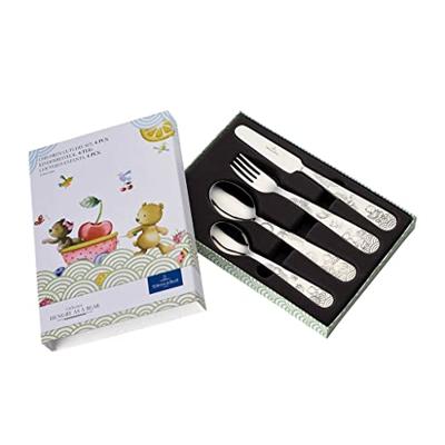 Villeroy & Boch Hungry as a bear Kinderbestek RVS 4-delig Villeroy & Boch Hungry as a bear Kinderbestek RVS 4-delig