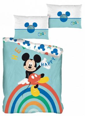 Disney Mickey Mouse Dekbedovertrek Happy - 140 x 200 cm - Polyester