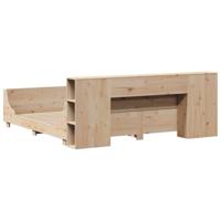 Bedframe zonder matras massief grenenhout 200x200 cm - thumbnail