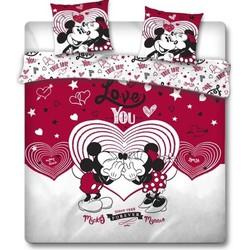 Disney Minnie Mouse Dekbedovertrek Love You- 240 x 200 cm - Polyester