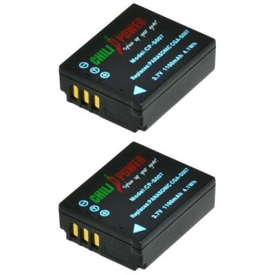 ChiliPower CGR-S007 accu voor Panasonic - 1100mAh - 2-Pack