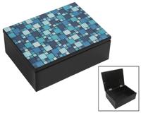 Sieradendoos Mozaïek Blauw Ombre - thumbnail