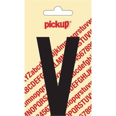 Plakletter Nobel Sticker zwarte letter v Pickup - Pickup Plakletter Nobel Sticker zwarte letter v Pickup - Pickup
