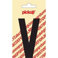 Plakletter Nobel Sticker zwarte letter v Pickup - Pickup - thumbnail