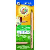 Kleurpotlood lyra color giants nature vierkleurig - thumbnail